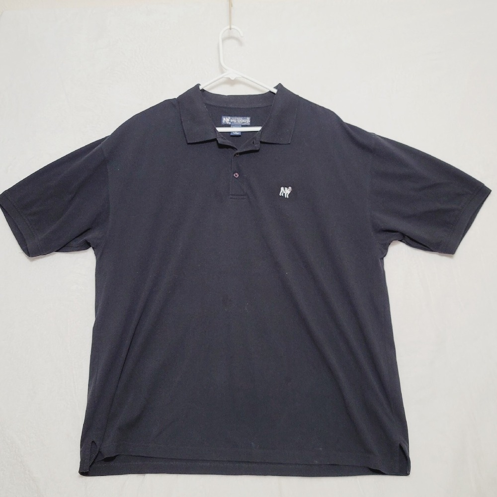 Big Dog Mens polo shirt Sz 2X Embroidered Logo Fun & Attitude